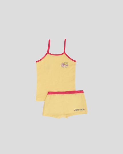 Printed Underwear Set (Top & Bottom)