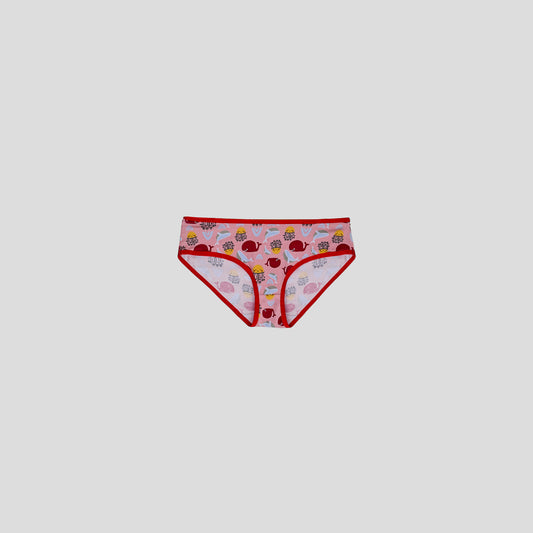 DKG 123 Pack of 3 Printed Underwear for Girls