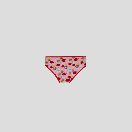 DKG 123 Pack of 3 Printed Underwear for Girls
