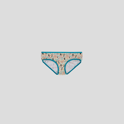 DKG 123 Pack of 3 Printed Underwear for Girls