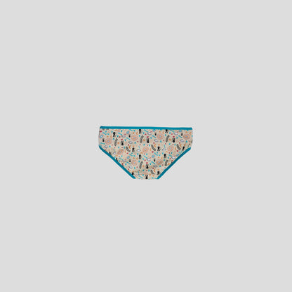 DKG 123 Pack of 3 Printed Underwear for Girls