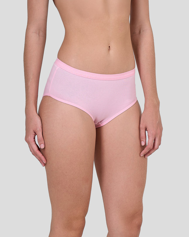 Person wearing a Dice pink underwear on a plain background