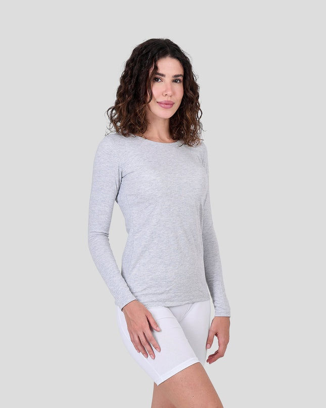 Long Sleeve Top-Round Neck