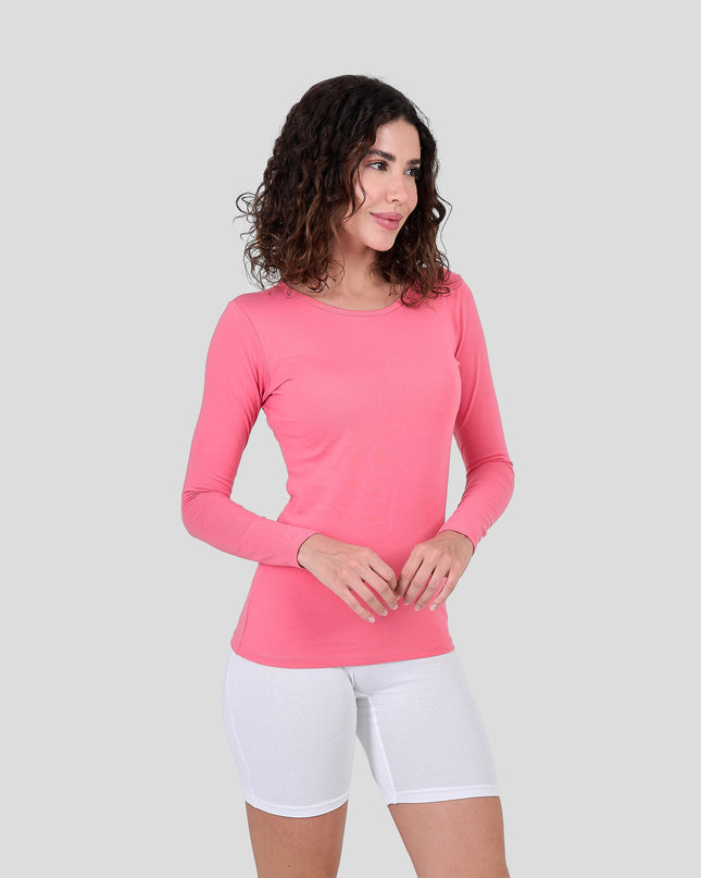 Long Sleeve Top-Round Neck