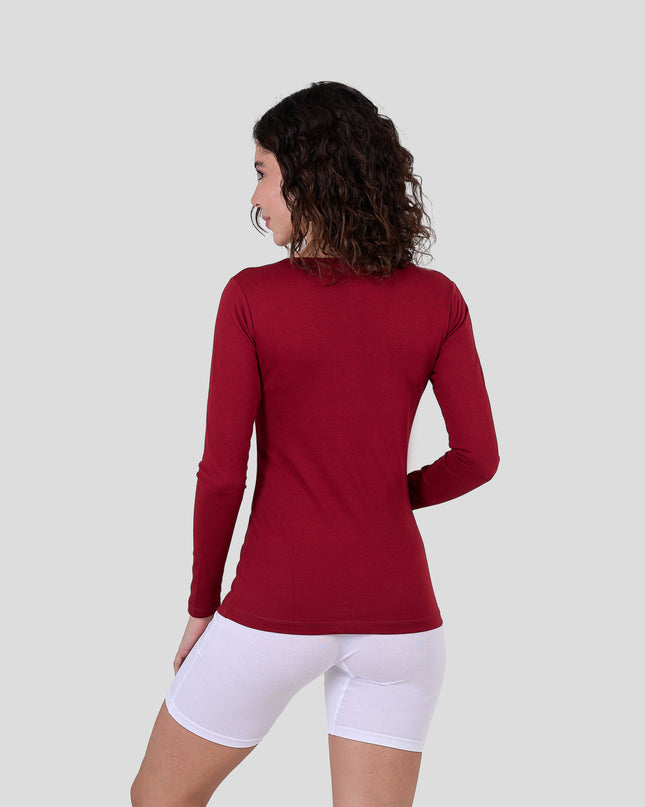Long Sleeve Top-Round Neck