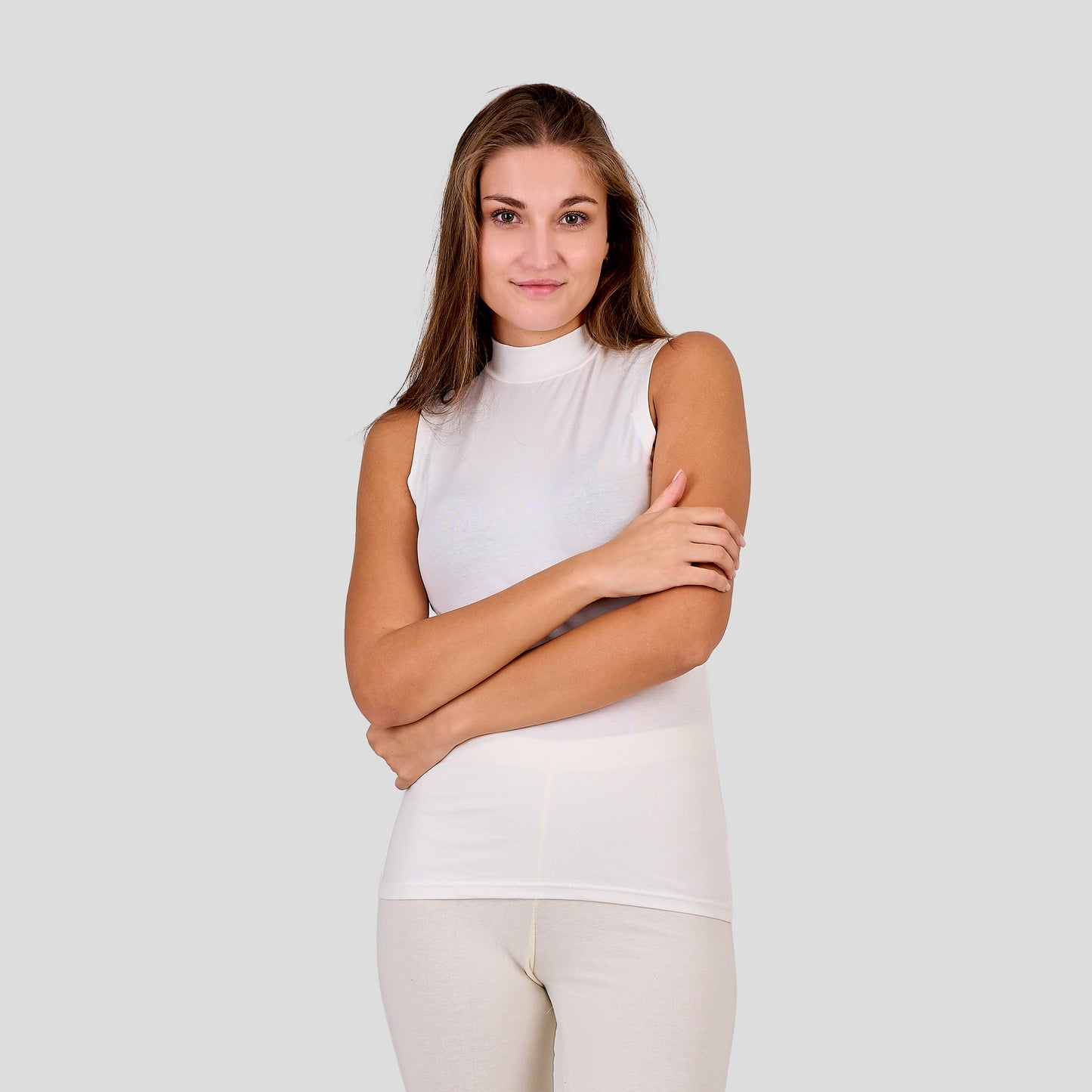 DW 115-4 Sleeveless Mock Neck