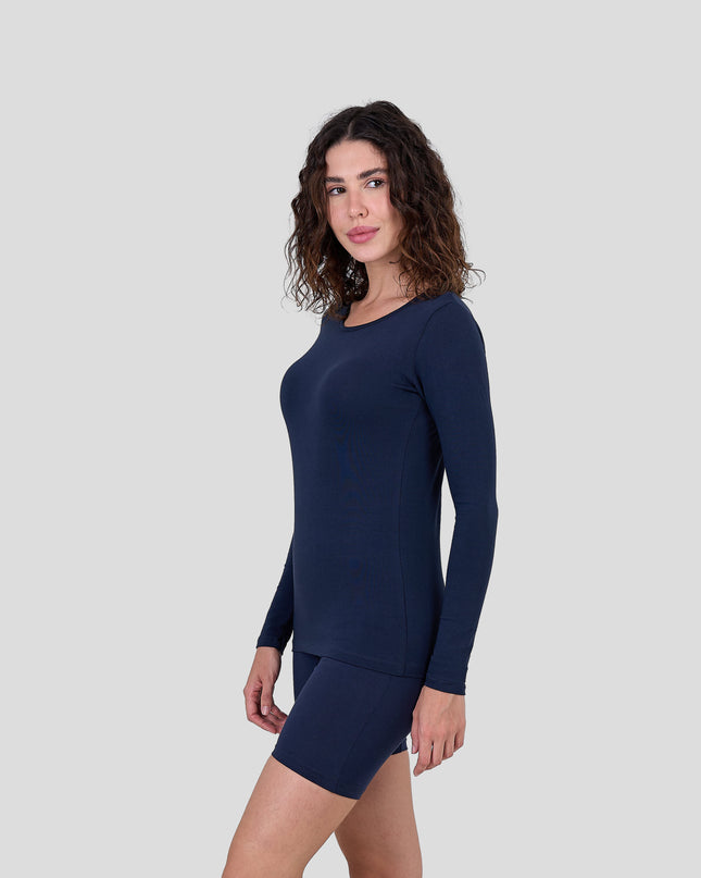 Long Sleeve Top-Round Neck