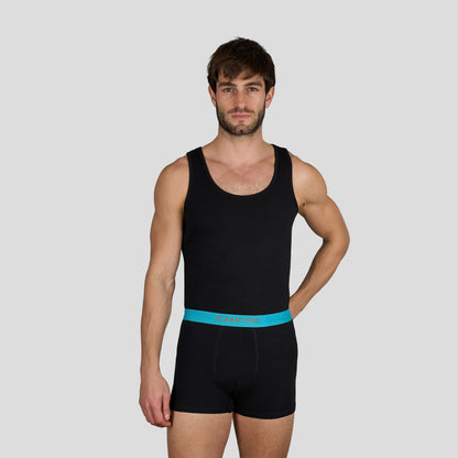 DM 235 Solid Boxer & Tank Top Set