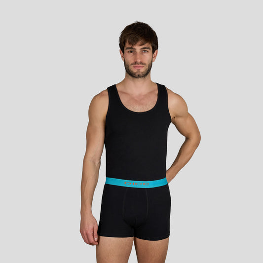 DM 235 Solid Boxer & Tank Top Set
