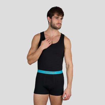 DM 235 Solid Boxer & Tank Top Set