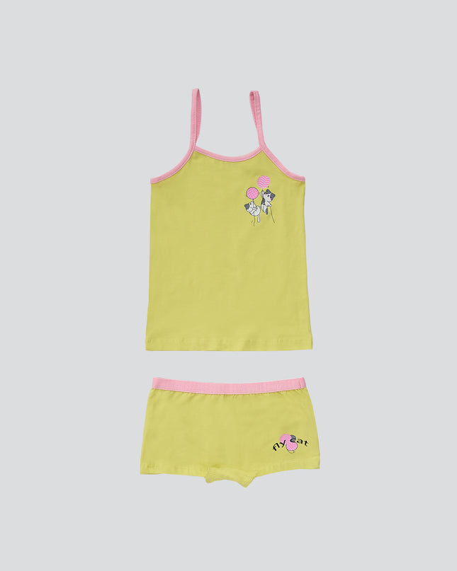 Printed Underwear Set (Top & Bottom)