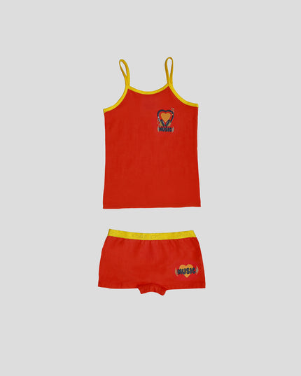 Printed Underwear Set (Top & Bottom)