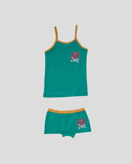 Printed Underwear Set (Top & Bottom)