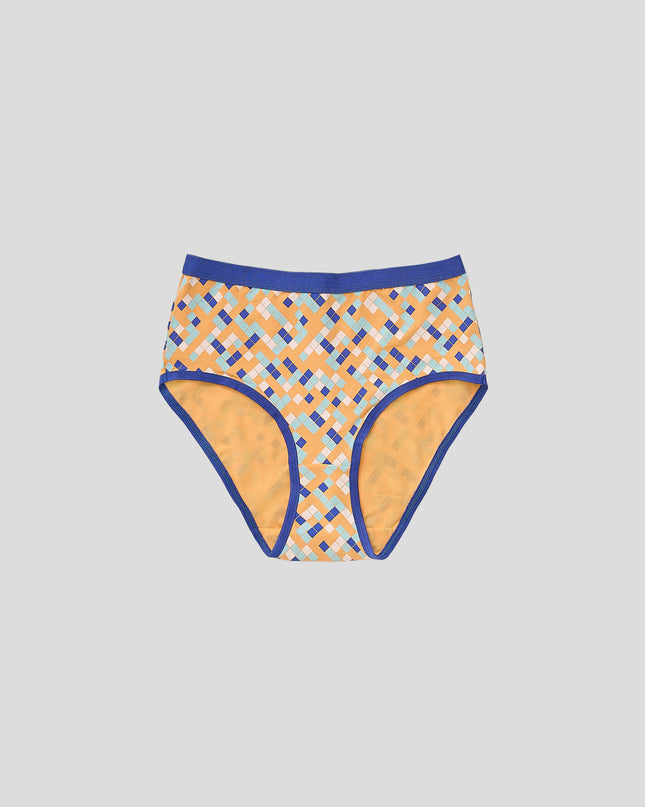 Dice Patterned underwear on a light gray background