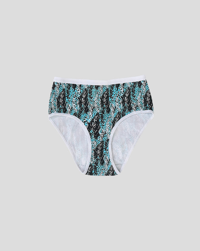 Dice women's underwear with a pattern on a light gray background