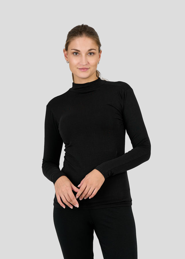 Long Sleeve Mock Neck