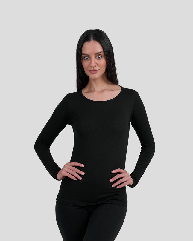Long Sleeve Top-Round Neck