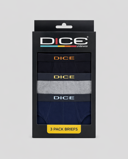 Plain Brief Pack Of 3