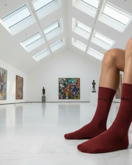 Men's Plain Classic Lycra Socks