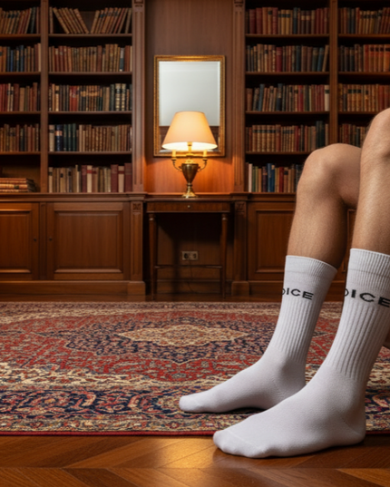 Men's Plain Classic Lycra Socks