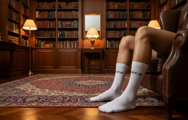 Men's Plain Classic Lycra Socks