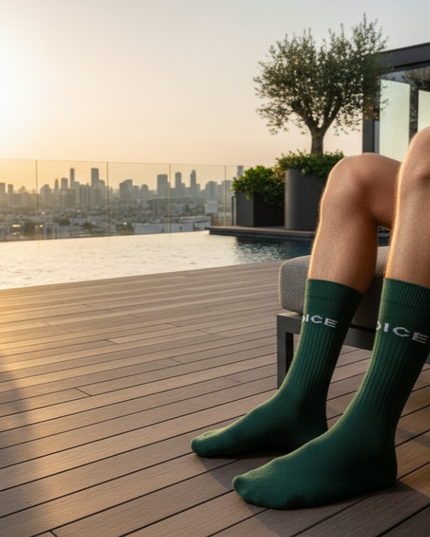 Men's Plain Classic Lycra Socks