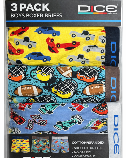 Printed Boxer Brief Pack Of 3