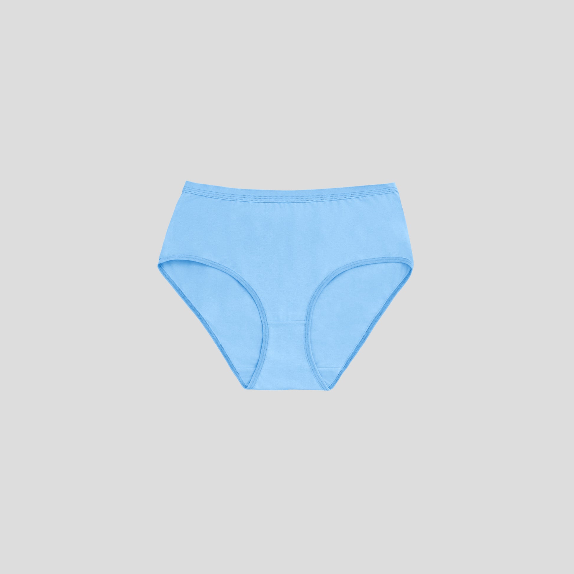 Dice Light blue underwear on a gray background