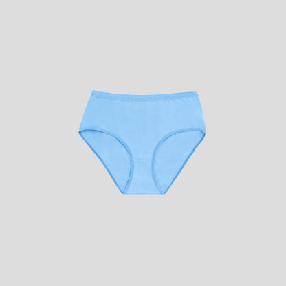 Dice Light blue underwear on a gray background