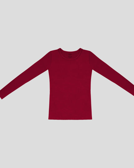 Long Sleeve Top-Round Neck