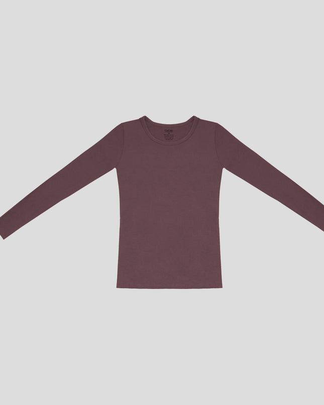 Long Sleeve Top-Round Neck