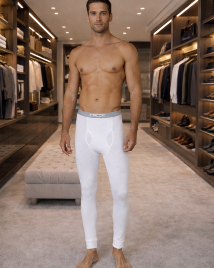 Men's long johns pant 100% cotton