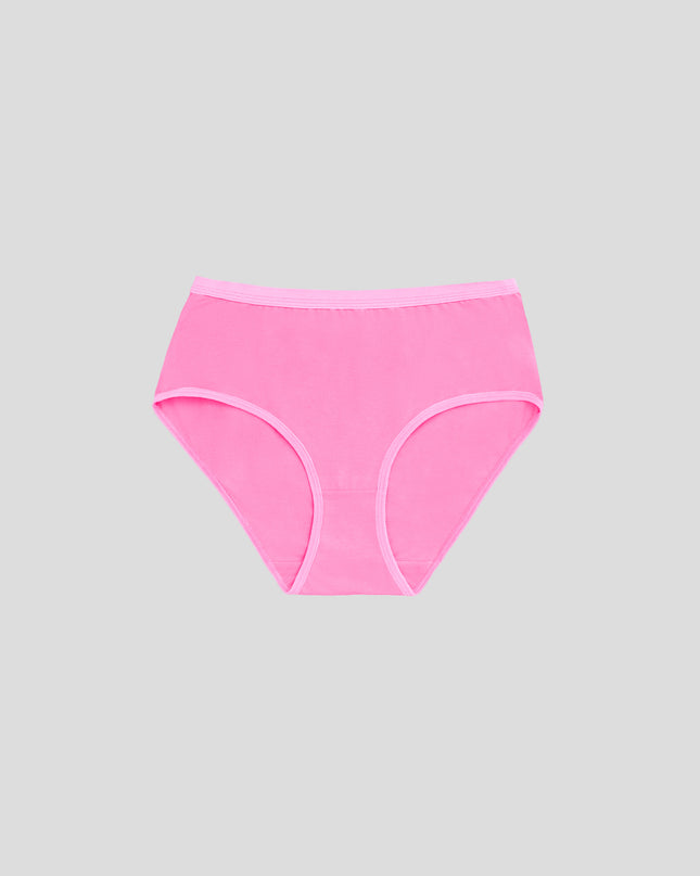 Dice Pink underwear on a gray background