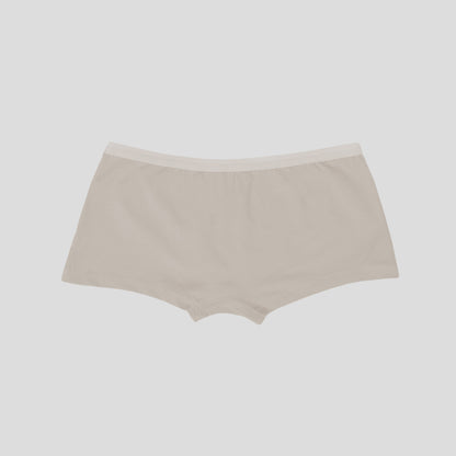 Dice Beige women's underwear on a light gray background