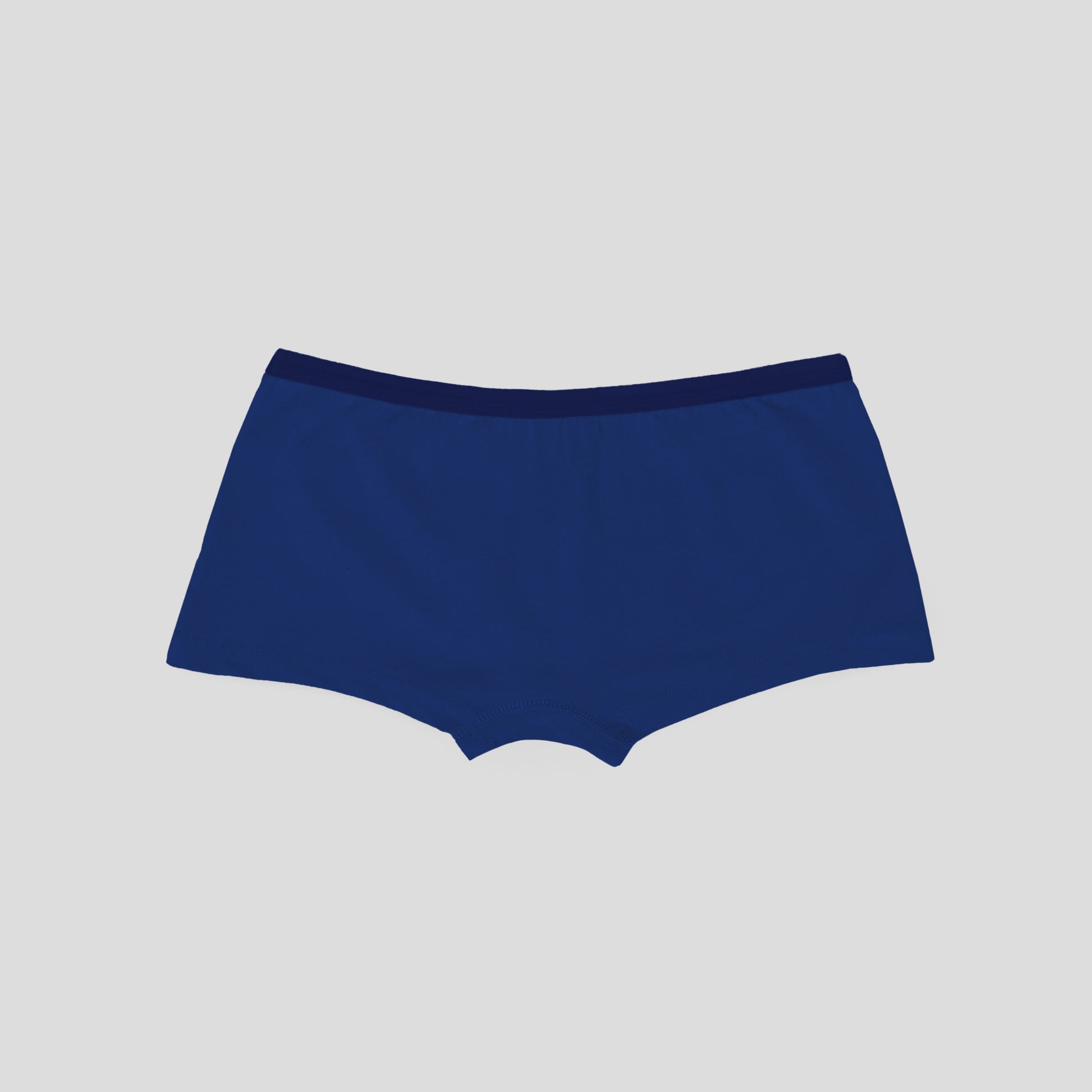 Dice Blue underwear on a light gray background