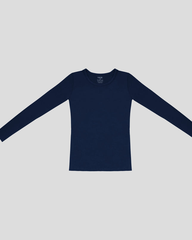 Long Sleeve Top-Round Neck