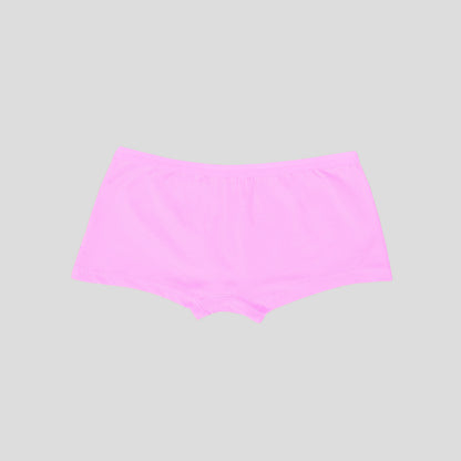 Dice Pink underwear on a gray background