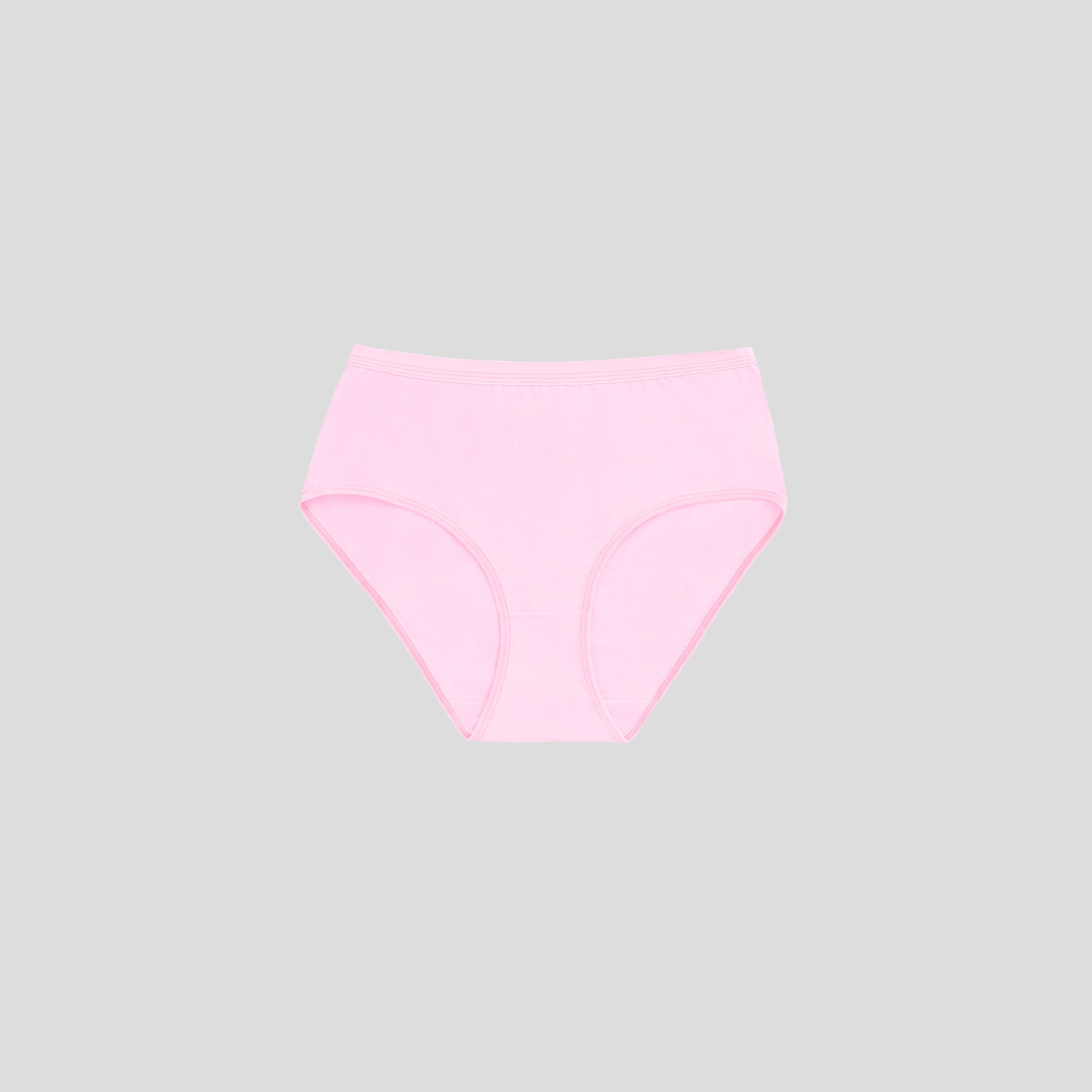 Dice Pink underwear on a gray background
