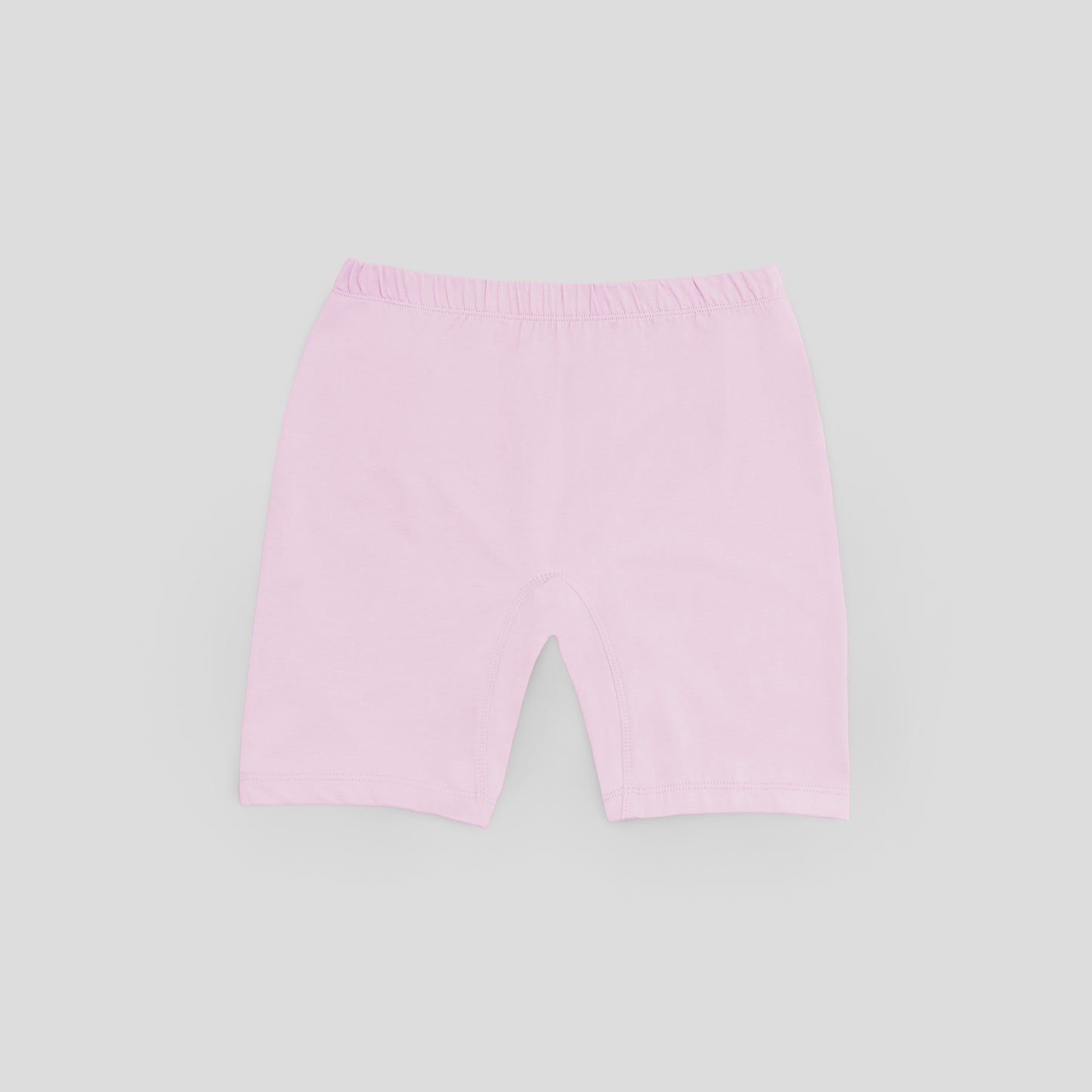 Dice Pink shorts on a light gray background