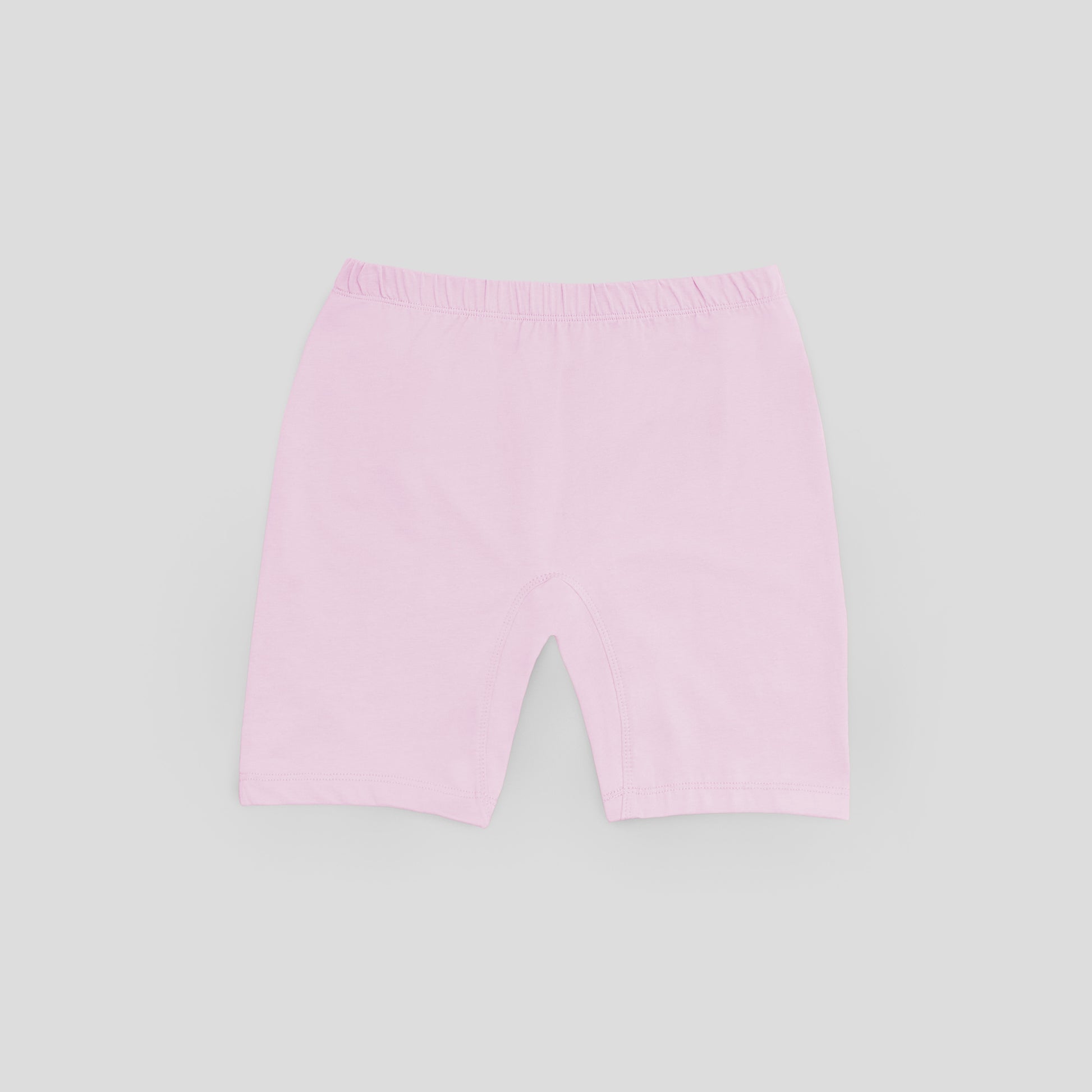 Dice Pink shorts on a light gray background